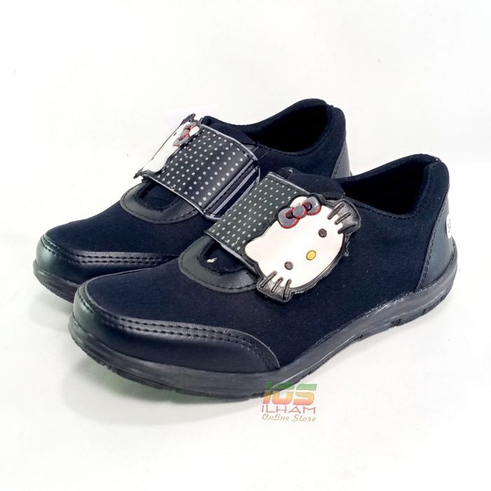 Sepatu Sneakers Anak Perempuan Speecta SP015 Hello Kitty Size 26-35 Hitam