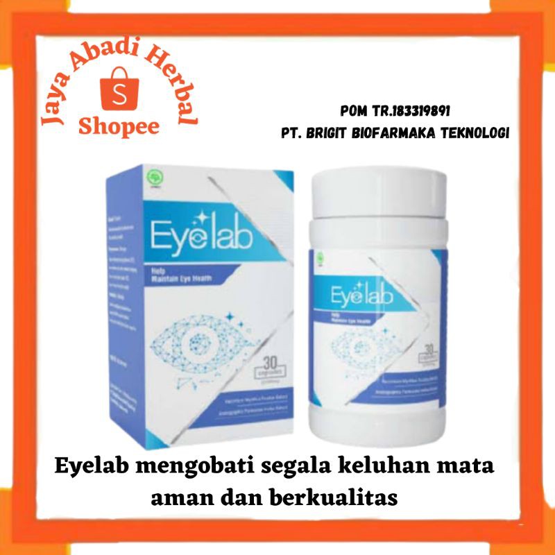 Eyelab 100% Original BPOM MENGATASI KELUHAN MATA AMAN DAN BERKUALITAS aman untuk kesehatan