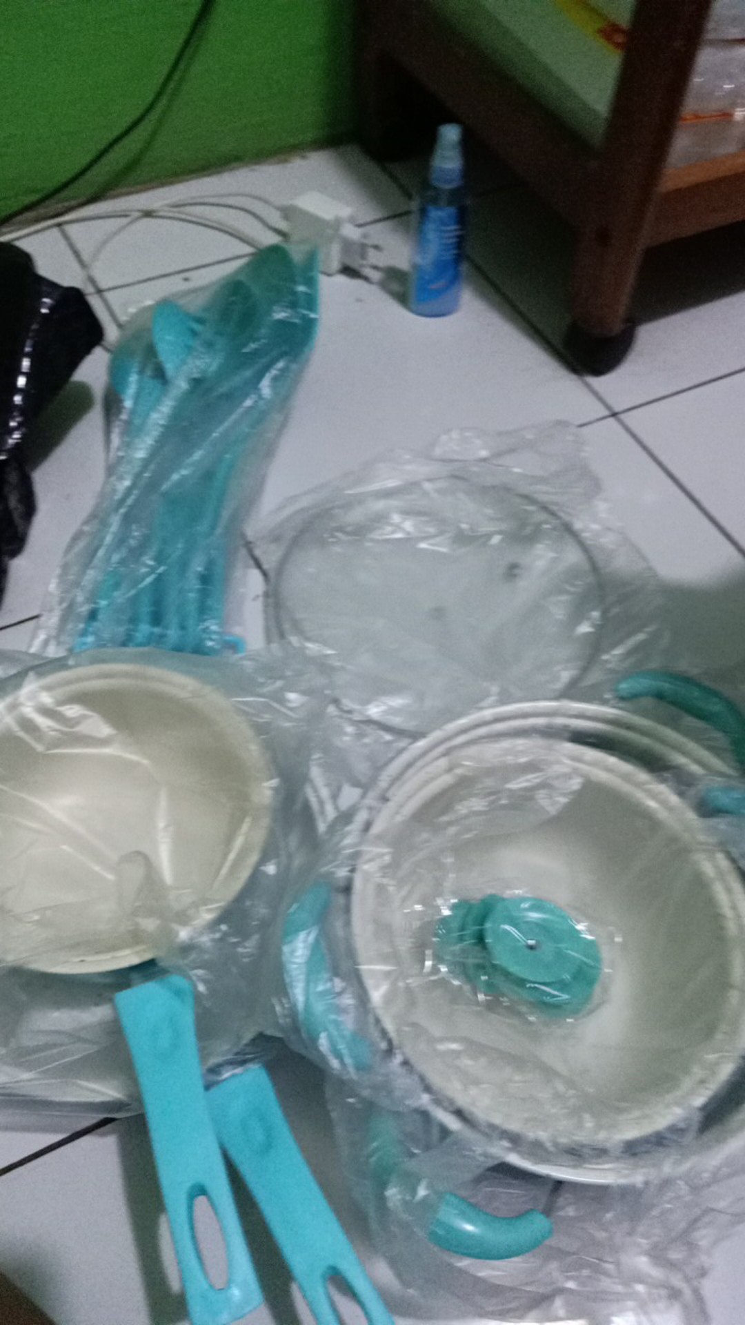 Panci Set 13 Cook Ware Dessini Penggoren Wajan Panci Teplon Ready Merah