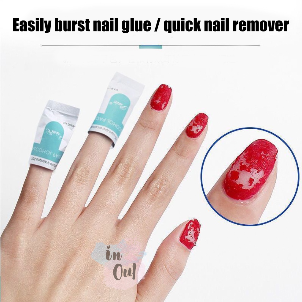 Wrap Penghapus Kutek UV Gel Nail Polish Remover / Cleainer Wipes Remover Wraps remover Gel Polish , Nail Art Cleaner KU011