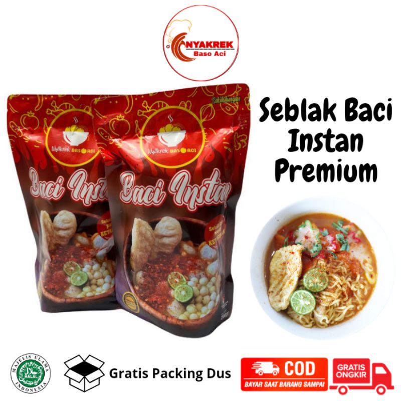 

Seblak Baso Aci Instan Kemasan Premium by Nyakrek
