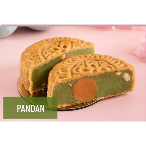 Mooncake Moon Cake / Kue Bulan Vegetarian Ang Huat isi 4 / Box - Black Sesame