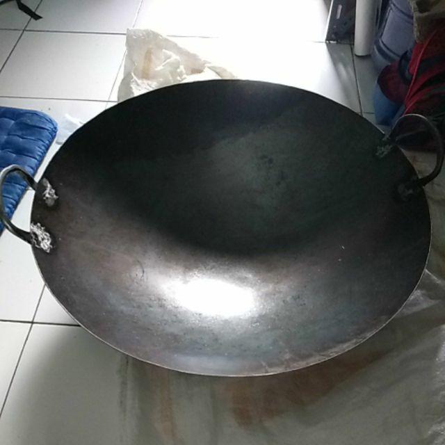Wajan Nasi Goreng Chinese Food Wajan Resto Plat Baja Hitam 60 Cm