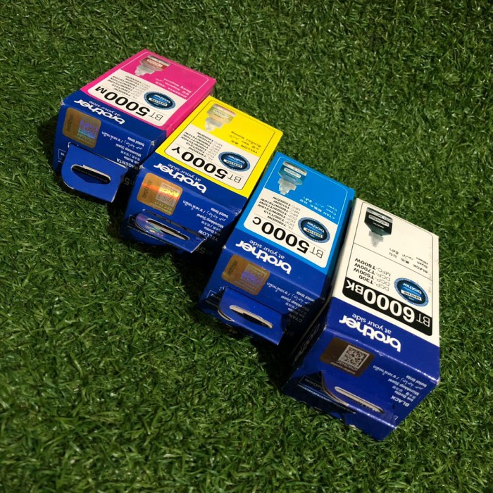 Tinta Printer 1 Set Brother BT6000/BT5000 (B, C. Y, M) Brother DCP-T300 Brother DCP-T310 Brother DCP