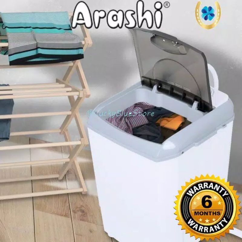 MESIN CUCI PORTABLE / MESIN CUCI MINI ARASHI AWM 451A  4.5KG