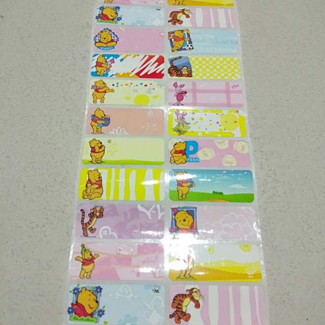 

Label Nama Pooh Ukuran L
