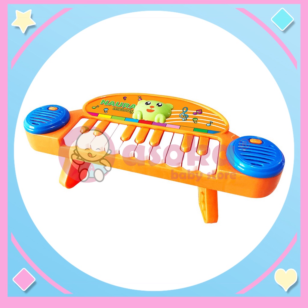 Cotton Naura Melody / Mainan Piano Mainan Edukasi Anak ASOKA