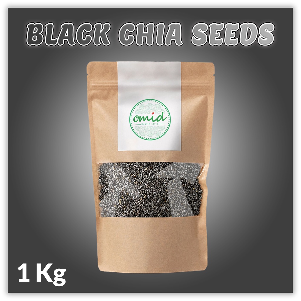 

1 Kg - Organic Black Chia Seeds | Biji Chia Hitam Organik