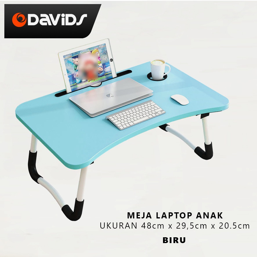 Meja Lipat Laptop Portable Belajar Makan Kerja Warna