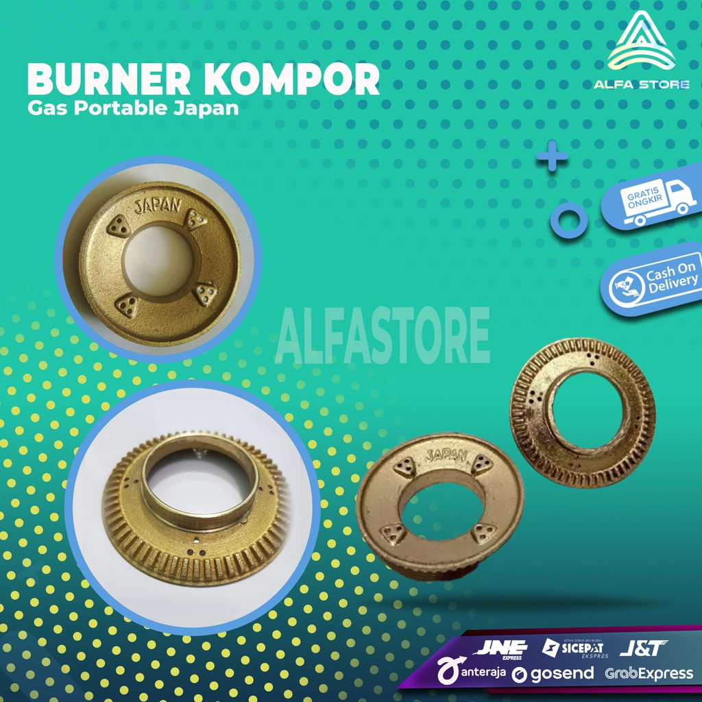 Burner Kuningan Kecil Kompor Gas Portable Japan Umum Universal