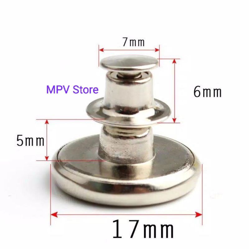 Kancing Celana Ajaib Kancing Serba Guna Perfect Fit Button Kancing Magnet