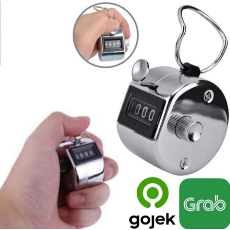 Tasbih Zikir Manual Stainless Alat Hitung Manual / Hand Tally Counter