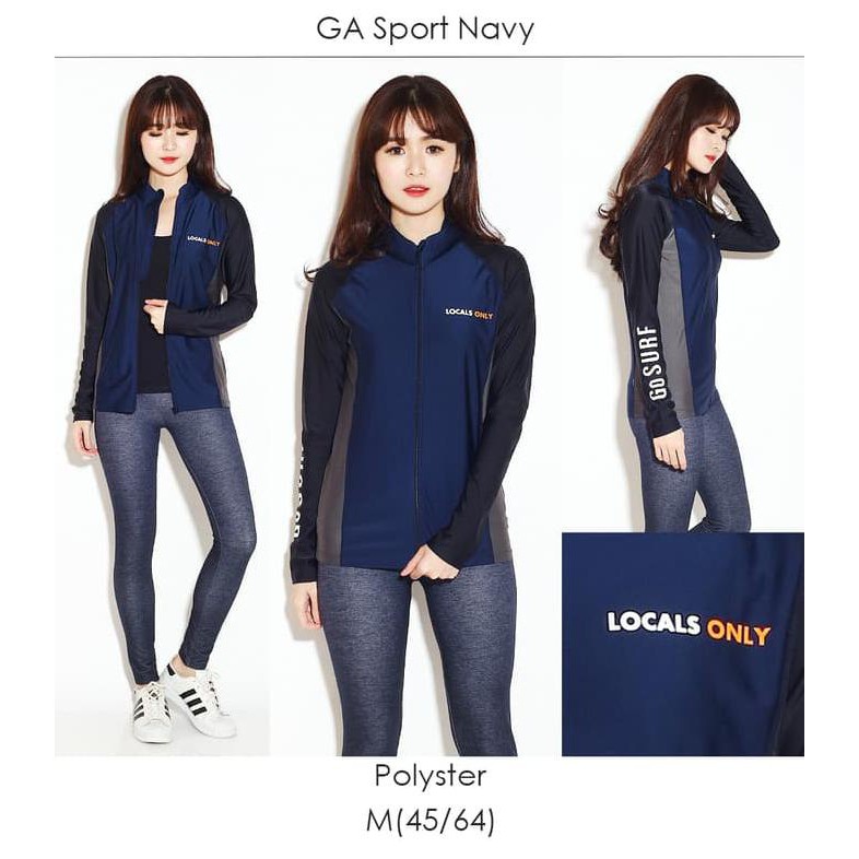YUK BELI GIORDANO BRANDED GA SPORT JACKET NAVY FREE ONGKIR..