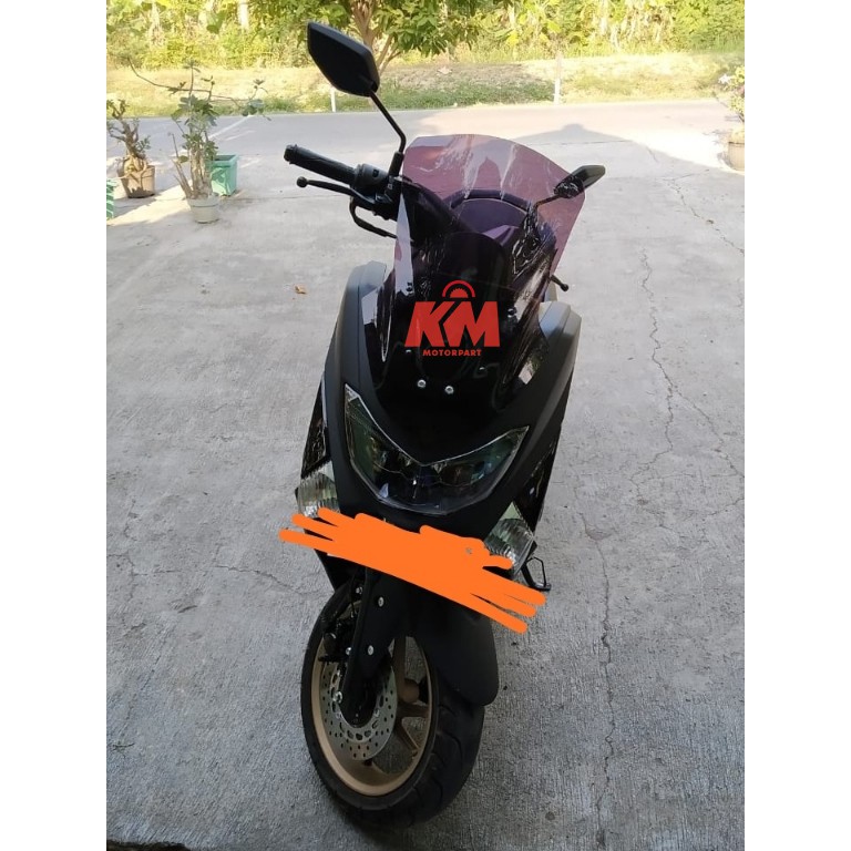 Visor Windshield NMax N Max Old 2015 2016 2017 2018 2019 Panjang 53,5 cm Tebal 3 mm Bahan Kaca Mika