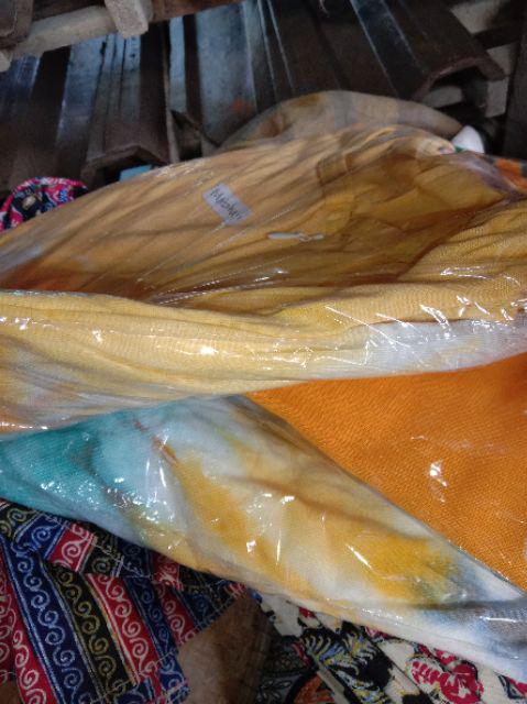 Matahari Gamis Kaos Pelangi Tiedye Batik Payung Jumbo Syari Adem