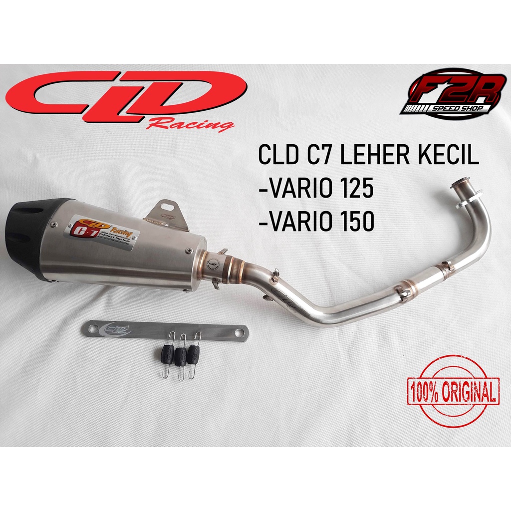 KNALPOT CLD RACING VARIO 125/150 OLD DAN NEW C7 PIPA KECIL