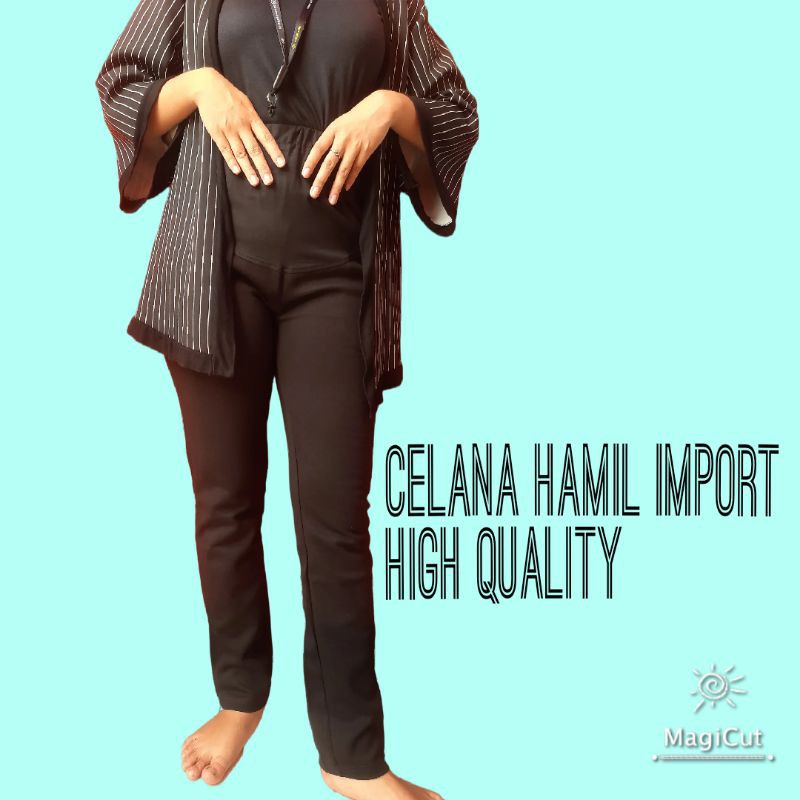 3 pcs Celana Import Kerja Katun Panjang Pendek, Celana Jeans Import, Leggings Import Baru