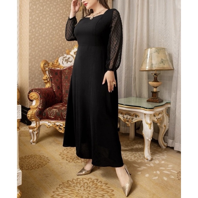 Nove Dress VERSI HIJAB/ Panjang (Petite Size to Plus Size)