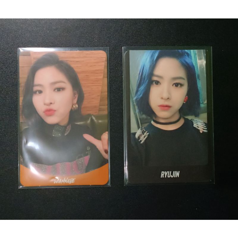 photocard ryujin itzy wannabe