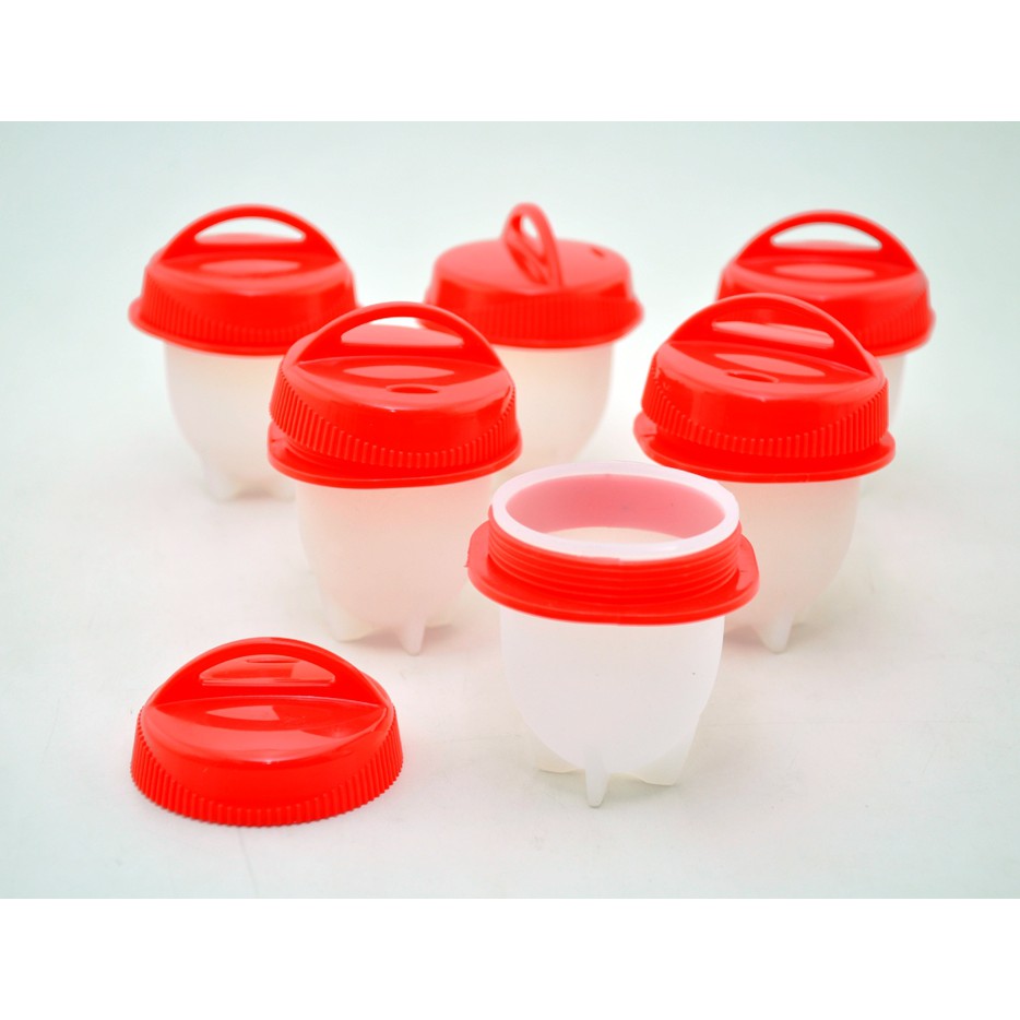 Silicone Egg Boil Cetakan Telur Rebus Dengan Topping - 0369