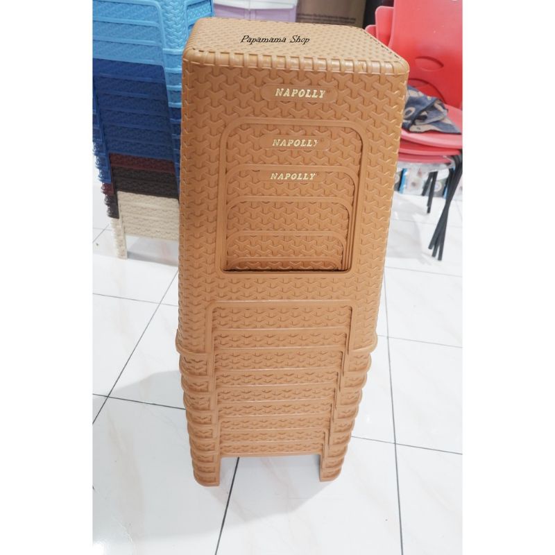 Kursi Plastik Napolly Murah - Kursi Bakso Murah - Kursi Makan Plastik - Medan