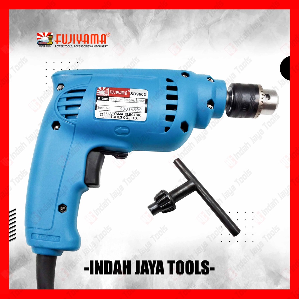 FUJIYAMA SD9603 Mesin Bor 10 mm Besi Kayu Electric Drill