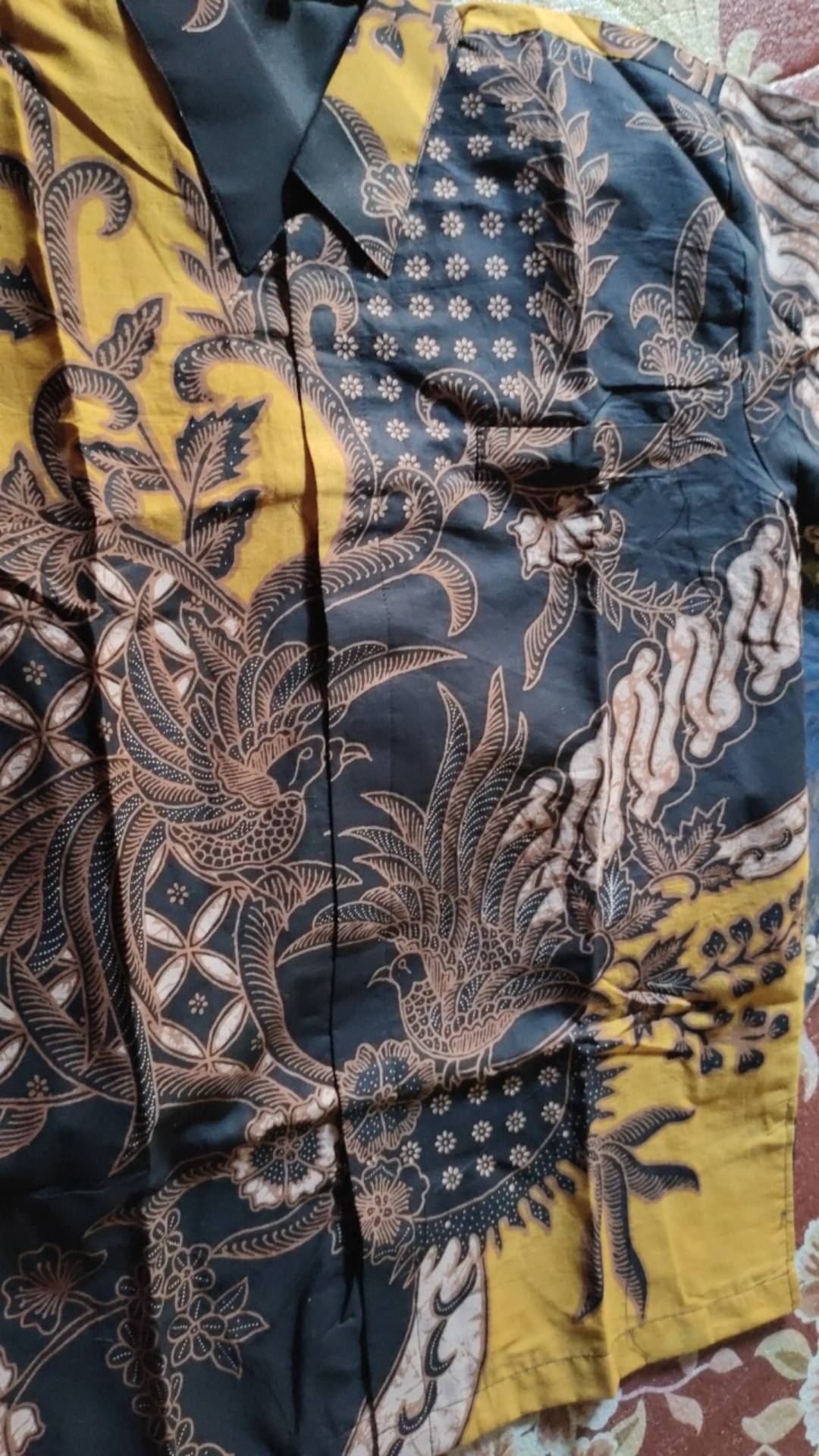 Kemeja Batik Proboseto Kuning Full Furing Katun Halus Sragenan Size S-xxl High Quality