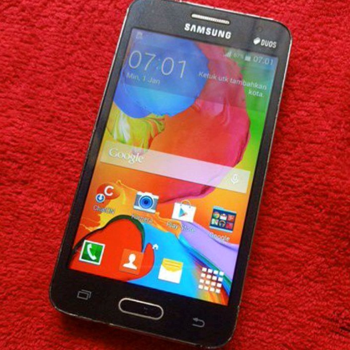 Samsung galaxy core 2 ram 1/8GB HP second normal sesuai foto dan video haya Wifi of