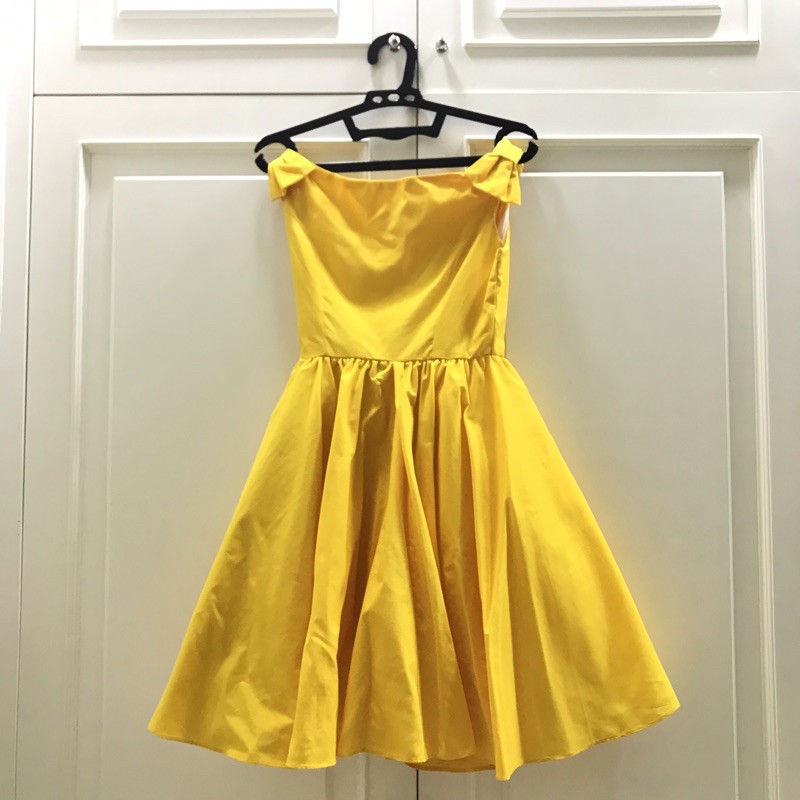 Preloved Jolie Clothing Yellow Dress