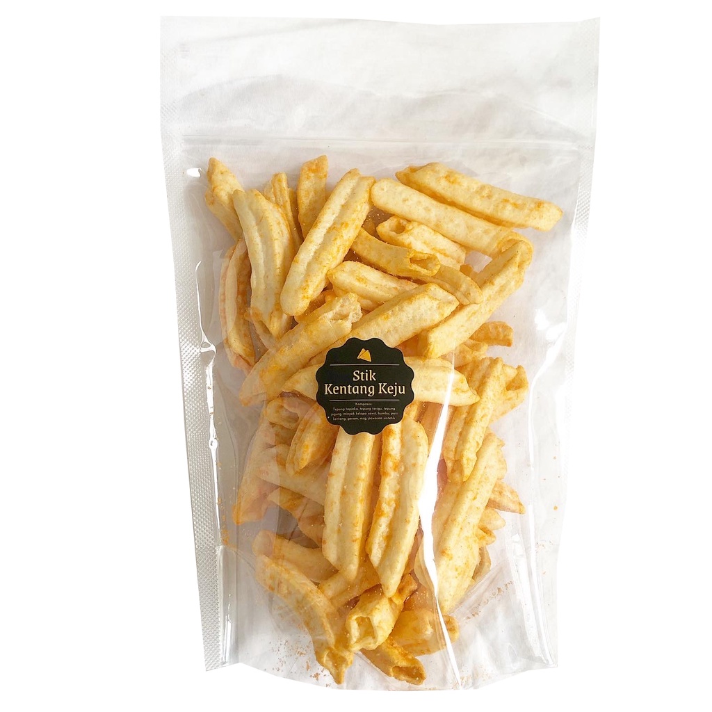 [DELISH SNACKS] Stik Kentang Asin / Keju / Balado (L) 100gr / Snack Cemilan Camilan / Potato Stick