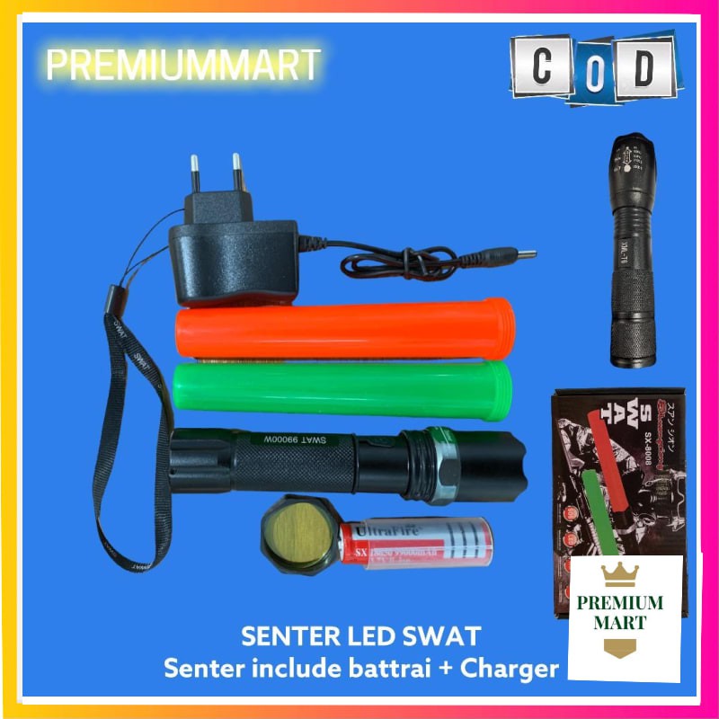 Senter Swat Led sx-8008 2 Lalin [PM]