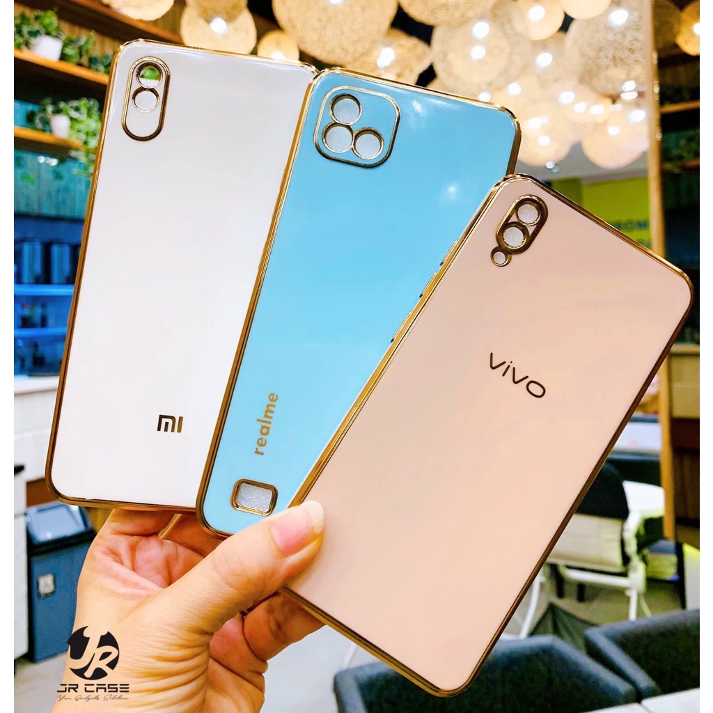 JRCASE Softcase Candy Chrome REDmi 10 REALME C11 2021 C20 C21Y VIVO Y12 Y15 Y17 Y12S Y20/Y20i Y21 Y2