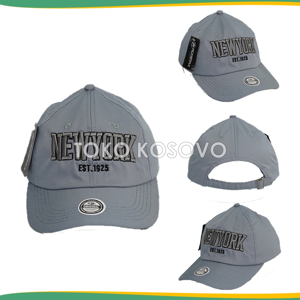 Topi Baseball Pria Wanita Polos Logo NEW YORK East 1625 Cap Merah Putih Biru Hitam Topi Baseball New York EST.1625 Denim Fashion Outdoor Topi Baseball Import Premium Cap Bassball Basseball Basball New Era 9Forty 59Fifty