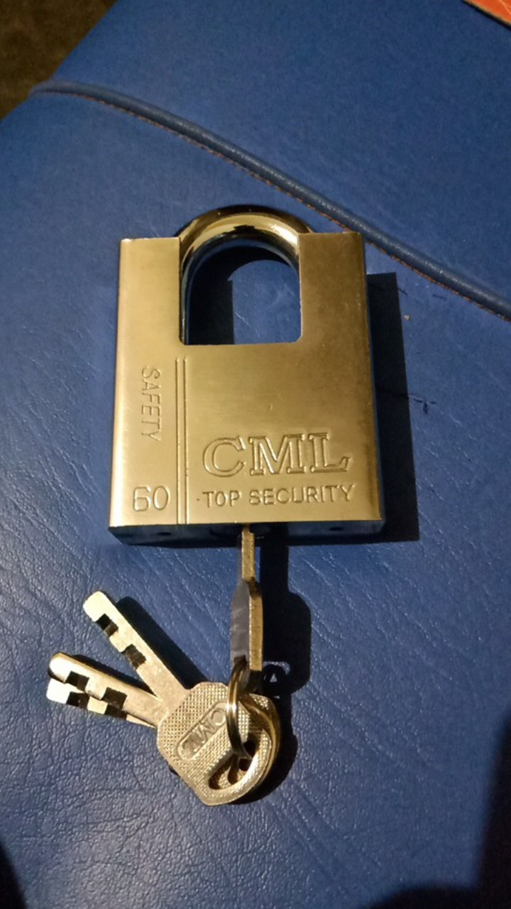 Gembok Jaket 60mm Camel / Gembok Gudang / Gembok Pagar / Gembok Rumah