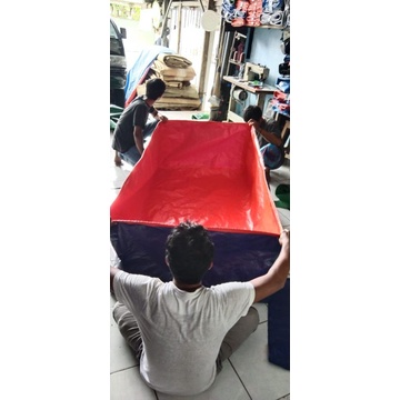 kolam terpal kotak ukuran 3×2x50 cm tipe A12 Korea original kolam kotak kolam ikan lele