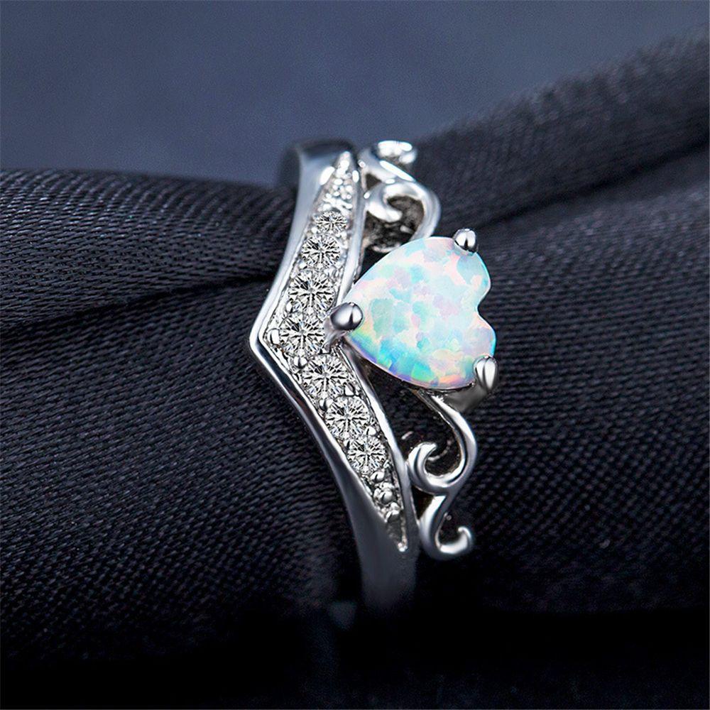 PREVA Oval Ring for Women Fashion Gift Wedding Promise Friendship Rings