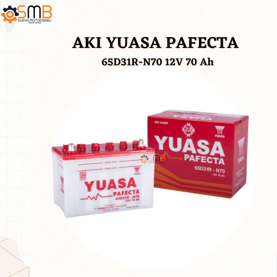 AKI BASAH MOBIL YUASA 65D31R-N70 12V 70AH