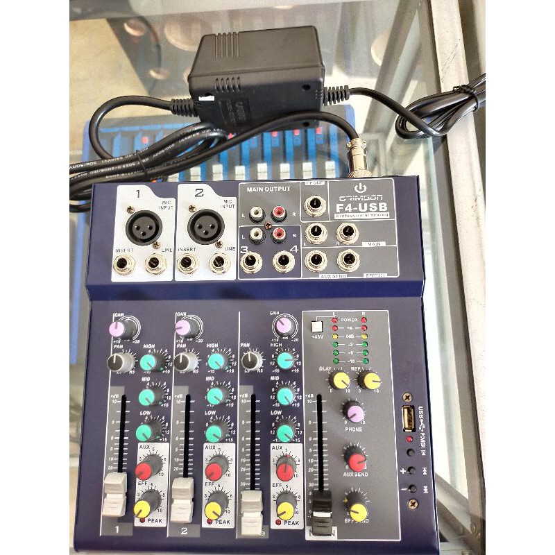 MIXER CRIMSON F4 - USB 4 CHANNEL