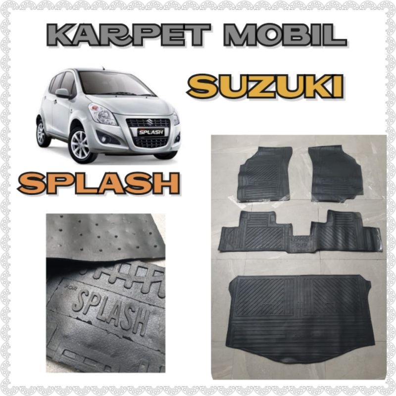 karpet karet alas lantai mobil suzuki splash