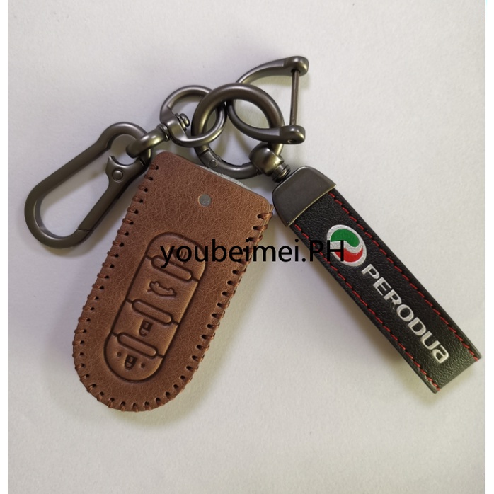 Perodua BEZZA AXIA ARUZ MYVI GEN3 Car Key Cover Case Sarung Kunci Kereta Remote Case Aksesoris2020Perodua Key KeychainToyota Rush Wigo Casing Remote2021 2022 Aksesoris