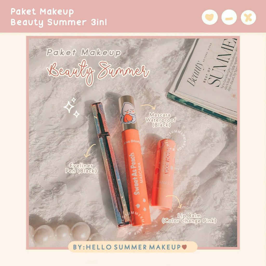 Paket Makeup Beauty Summer 3in1