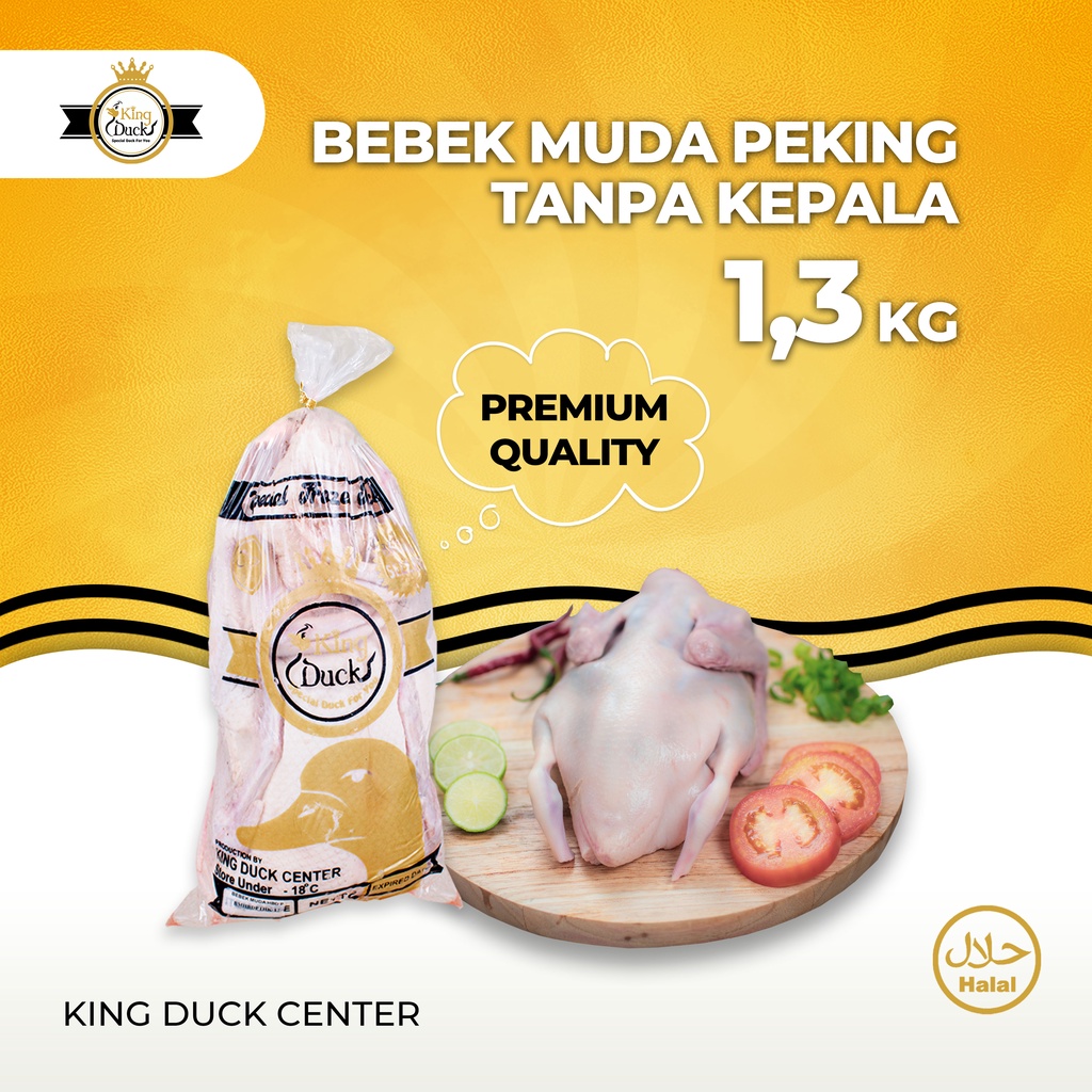 

BEBEK PEKING / DAGING BEBEK 1.3 KG TANPA KEPALA KAKI