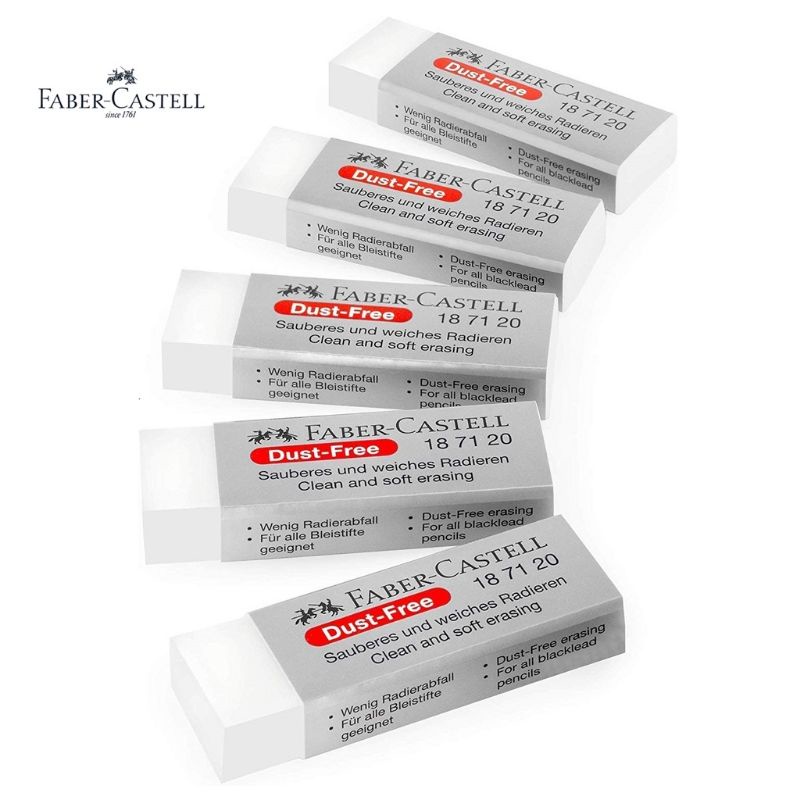 

Penghapus Faber Castell Putih Beser / Eraser Big Faber Castell 18 71 20 1PACK/20PCS
