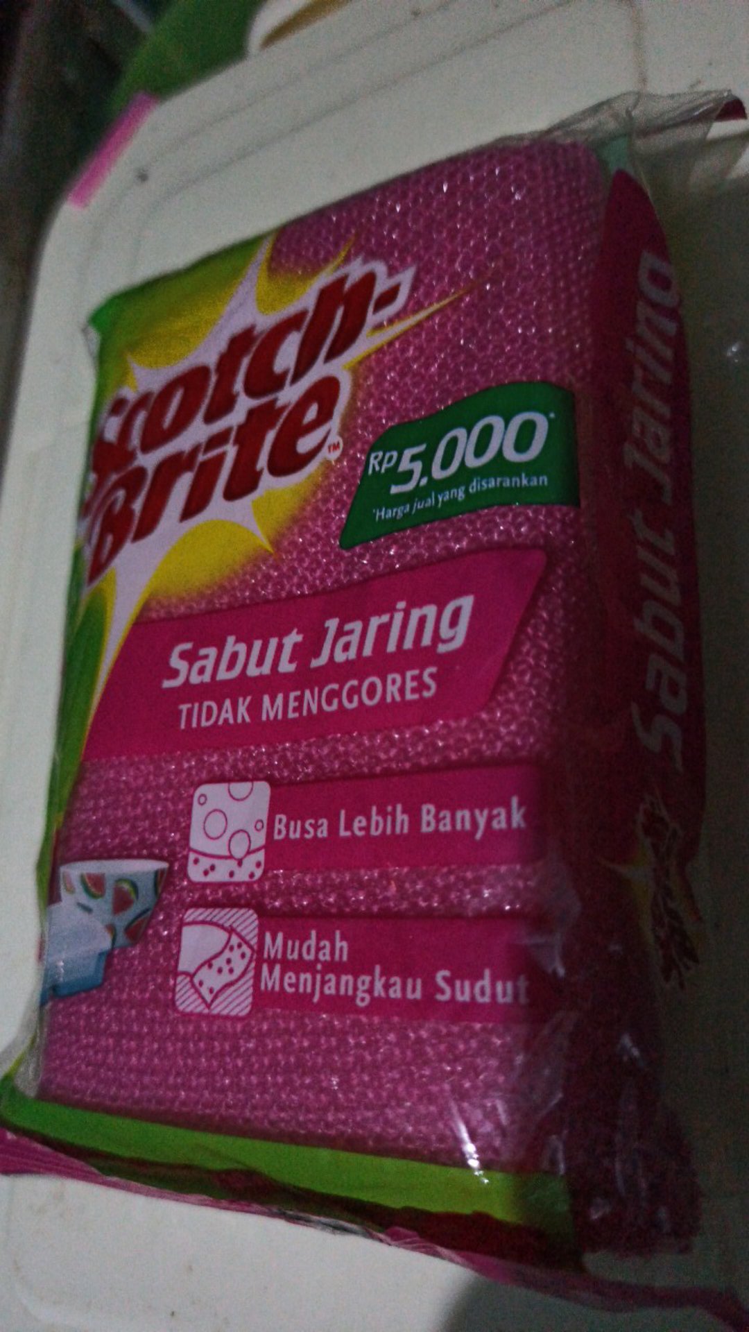 3m Scotch Brite Sabut Jaring / Sabut Spons / Spons Cuci Piring / Sabut Stainless