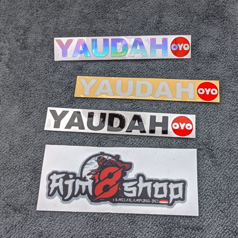 STICKER YAUDAH OYO CUTTING Stiker yaudah oyo