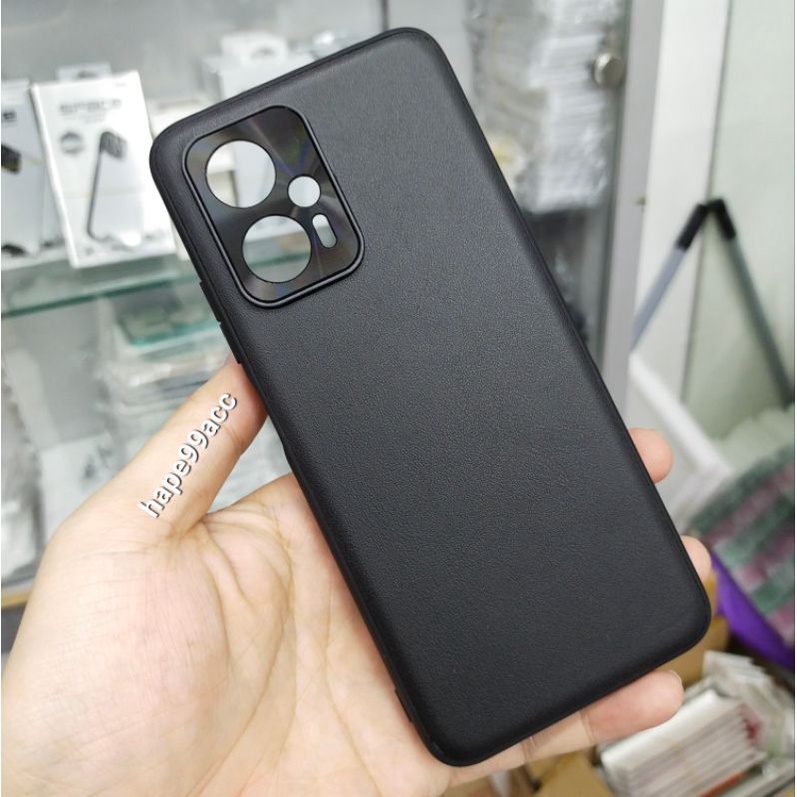 Redmi K50i K 50i Soft case leather code metal camera