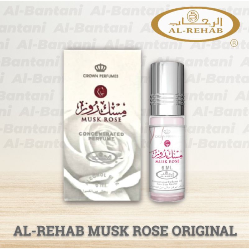 PARFUM AL REHAB MUSK ROSE ORIGINAL 6ml
