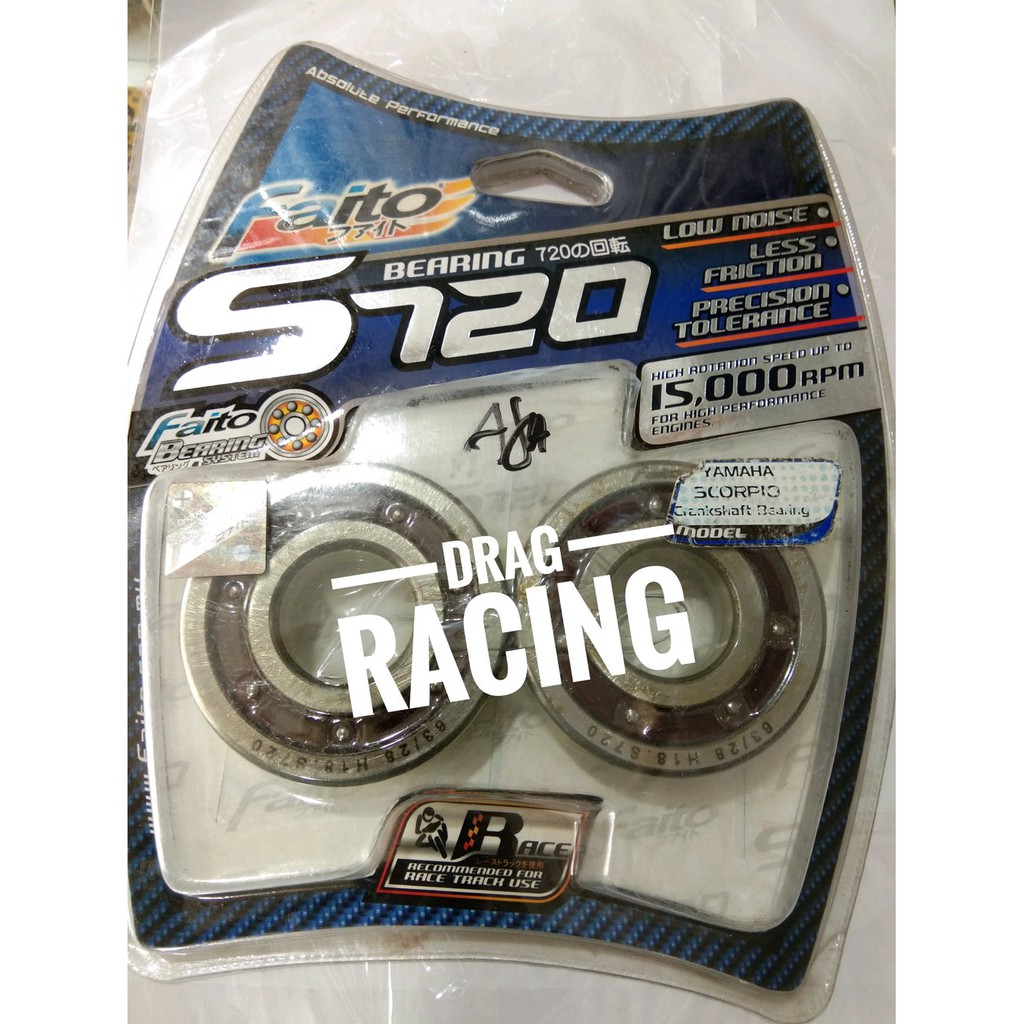 bearing kruk as faito s720 scorpio  keramik ori Diskon cod 2020