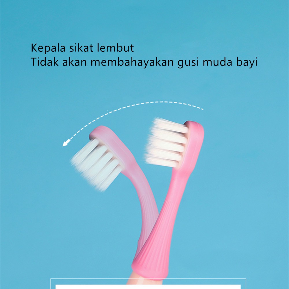 Sikat Gigi Anak Bayi / Baby Kids Toothbrush 1 Set isi 3pcs 2-6 Tahun