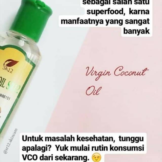 

Vco oil 100ml SR 12